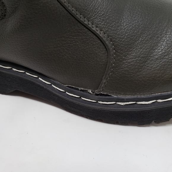 Sincerely Jules Vegan Leather Hippie Black Lug Sole Chelsea Boots Size 8.5 - Picture 5 of 8